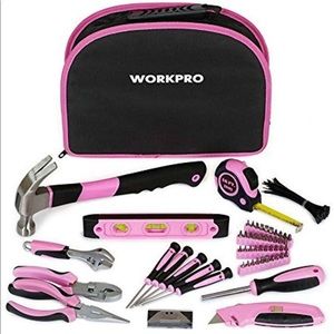 WORKPRO Pink Tool Set, Brand New